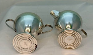 Preisner Sterling Silver Creamer & Sugar