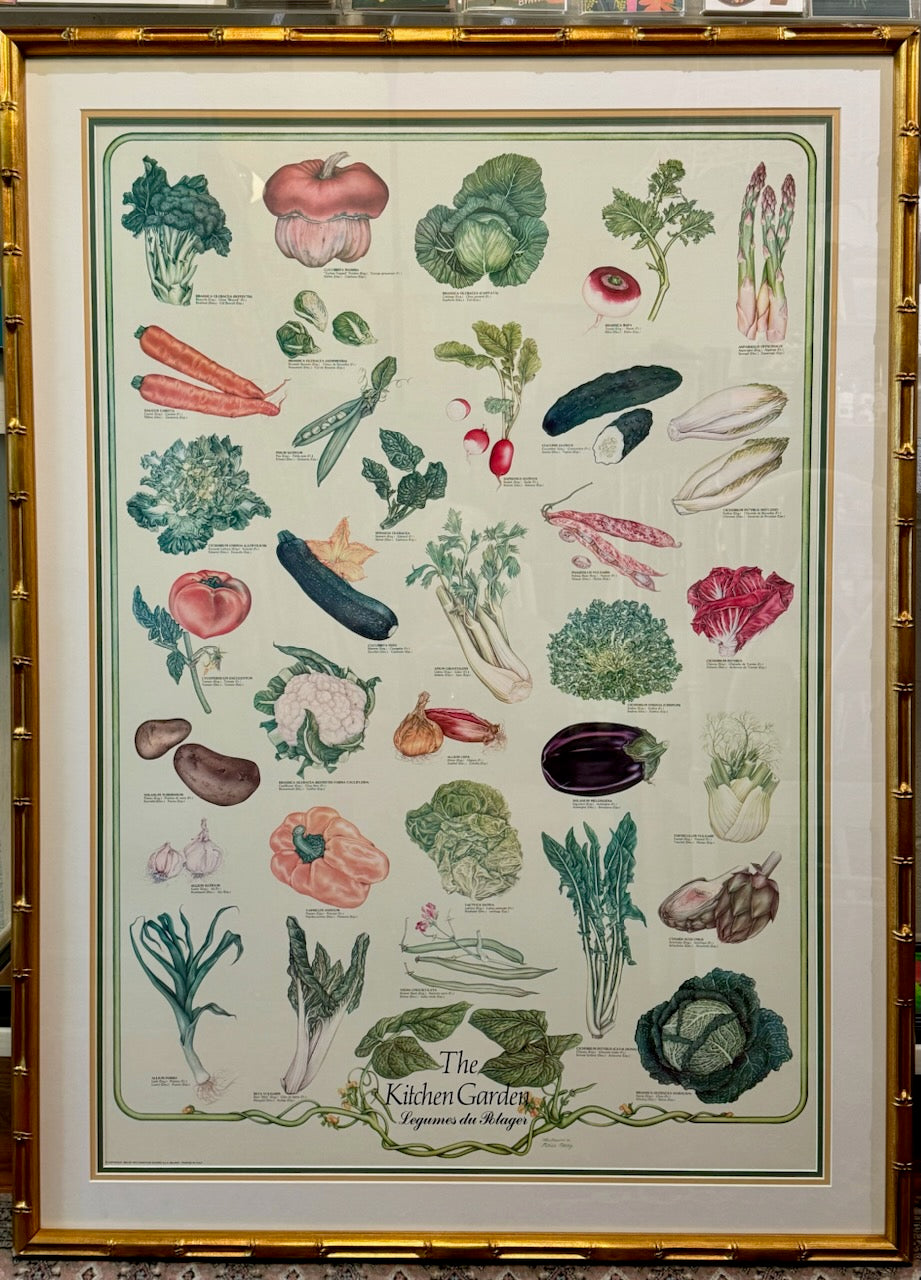 Framed Kitchen Garden Print