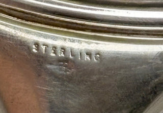 Sterling Silver Handheld Mirror