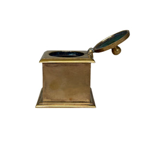 Brass Inkwell