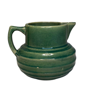 McCoy Green Glazed Pitcher