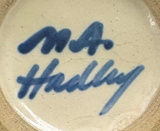M.A. Hadley Hand Painted Pottery Bowl.