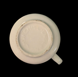 Pair of Churchill Blue Willow Mugs.