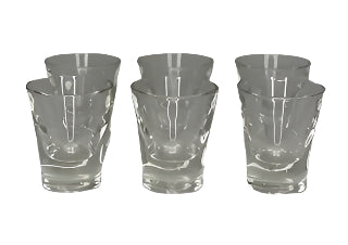 Set of 6 Vintage Circleware Shot Glasses