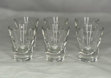 Load image into Gallery viewer, Set of 6 Vintage Circleware Shot Glasses
