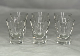 Set of 6 Vintage Circleware Shot Glasses