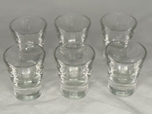 Load image into Gallery viewer, Set of 6 Vintage Circleware Shot Glasses
