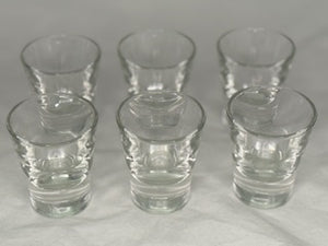 Set of 6 Vintage Circleware Shot Glasses