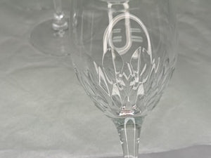 Vintage Set of Five Crystal Glasses