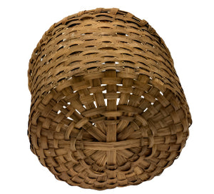 Vintage Round Split Oak Basket