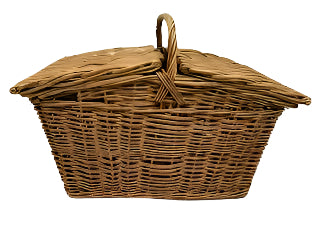 Vintage English Picnic Basket