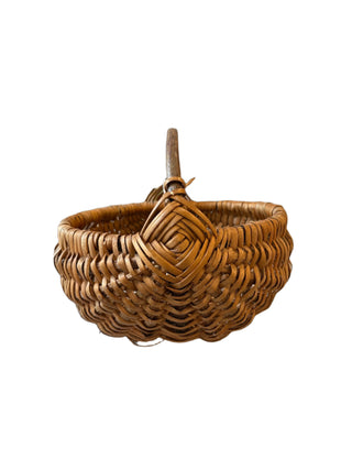 Woven Melon Basket with Handle