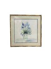 Load image into Gallery viewer, &#39;Vase of blue Irises&#39; Original Watercolor by Terri Hall

