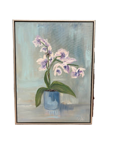 'White Orchid' Original Painting by Terri Hall