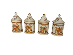 Set of Four Apothecary Jars