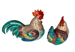 Japanese Rooster Pair