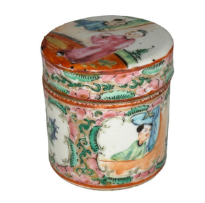 Rose Medallion Trinket Lidded Box