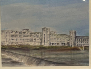 Original Local Watercolor Print Note Card by Terri Hall