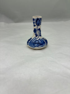 Mini Blue & White Vase