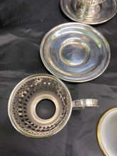 Load image into Gallery viewer, Set of 6 Sterling Demitasse Cups &amp; Saucers
