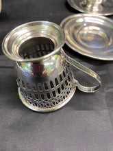 Load image into Gallery viewer, Set of 6 Sterling Demitasse Cups &amp; Saucers
