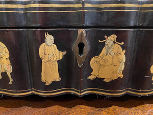 Antique Georgian Chinoiserie Game Box