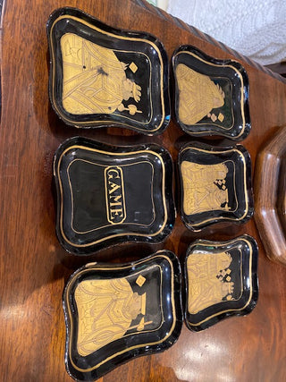 Antique Georgian Chinoiserie Game Box