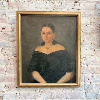 19th Century Portrait of Young Woman