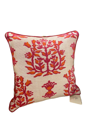 Custom Stroheim Jaipur Fuchsia Pillow