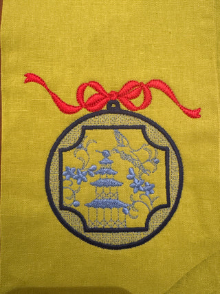 Monogrammed Christmas Sashes