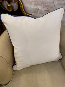 Custom Stroheim Canton Orange Blue Pillow