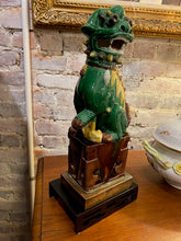 Load image into Gallery viewer, Large Antique Green Foo Dog
