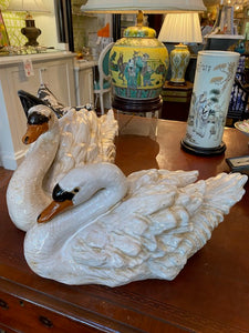 Vintage Set Elegant Swans
