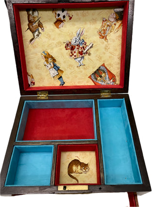 Antique campaign box/ jewelry box