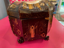 Load image into Gallery viewer, Antique Chinese Lacquer Tea Caddy
