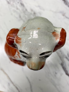 Single Vintage Staffordshire Dog Figurine