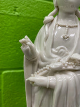 Load image into Gallery viewer, Vintage Chinese Blanc De Chine Goddess Guan Yin Figurine
