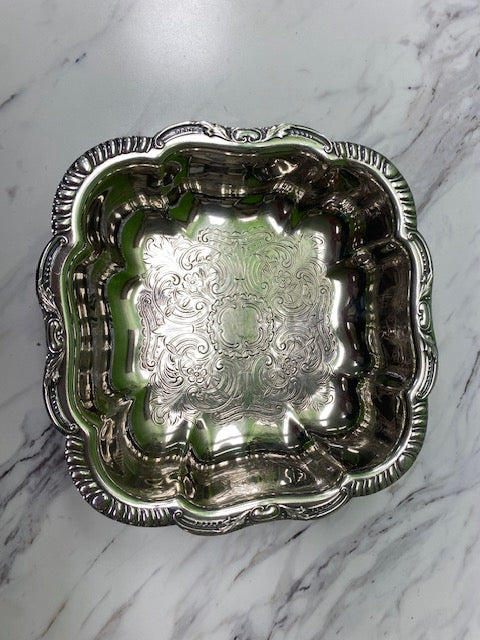 Vintage Empress Silver Plate Bowl