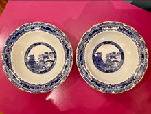 Load image into Gallery viewer, Set of Willow Pattern Bowls Commissioned by Rington&#39;s LTD
