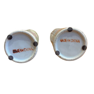 Pair of Rose Medallion Cylinder Vases