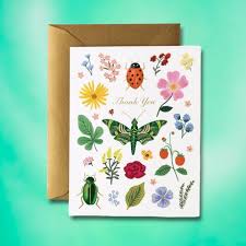 Rifle Paper Curio Thank You Card