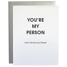 Chez Gagne' You're My Person Card