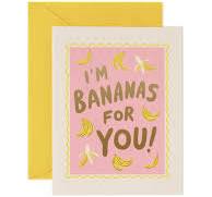 Rifle Paper I'm Bananas For You Greeting Card