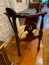 Load image into Gallery viewer, Vintage Victorian Style Carved Corner Chair
