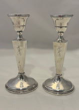 Load image into Gallery viewer, Pair of Sterling Candlesticks
