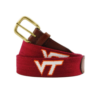 Smathers & Branson Needlepoint Belt - Virginia Tech (Size 42)