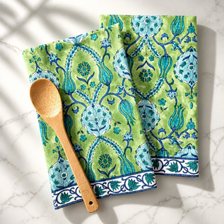 Kitchen Towel Samarkand Green, set of 2.