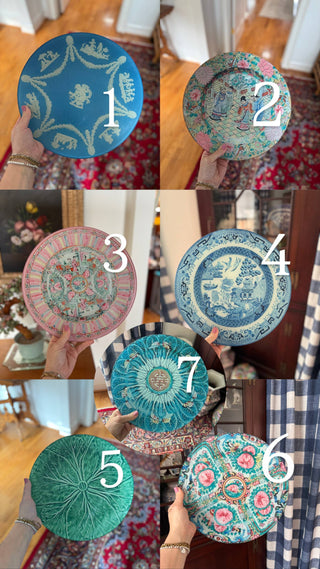 Grandmillennial China Plate Cutting Board.