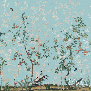 Scumacher Eastern Eden Turqoise Panels