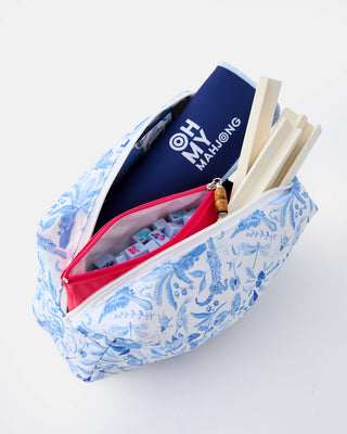 Parisian Blue Mahjong Travel Set.